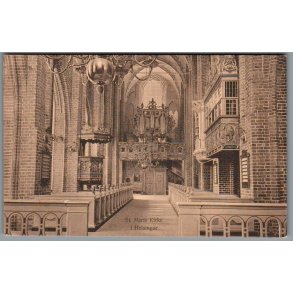 ST. Maria Kirke i Helsing�r - Postkort - Brugt