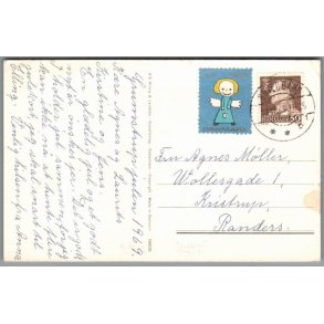 Julemrke 1969 p Postkort