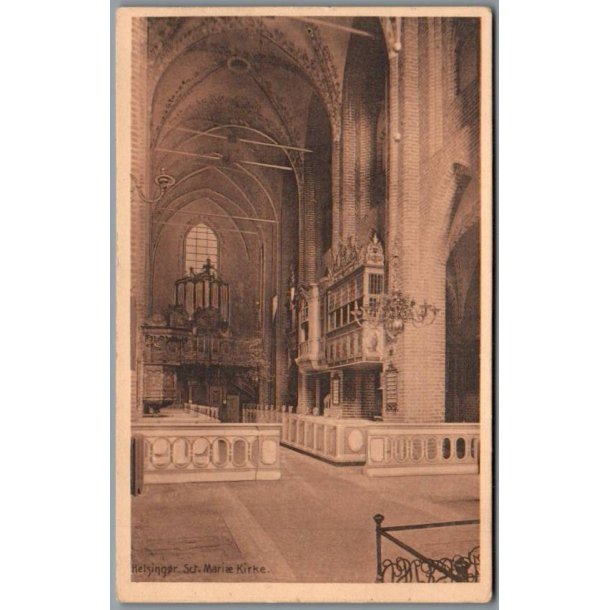 Helsing�r - ST. Maria Kirke - Postkort - Ubrugt