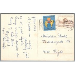 Julemrke 1969 p Postkort