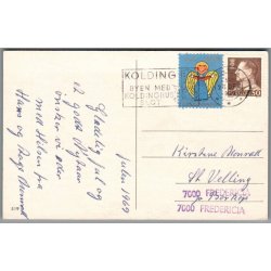 Julemrke 1969 p Postkort