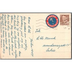 Halfdaner, Elisabeth - Julekort - Brugt Thorshavn !