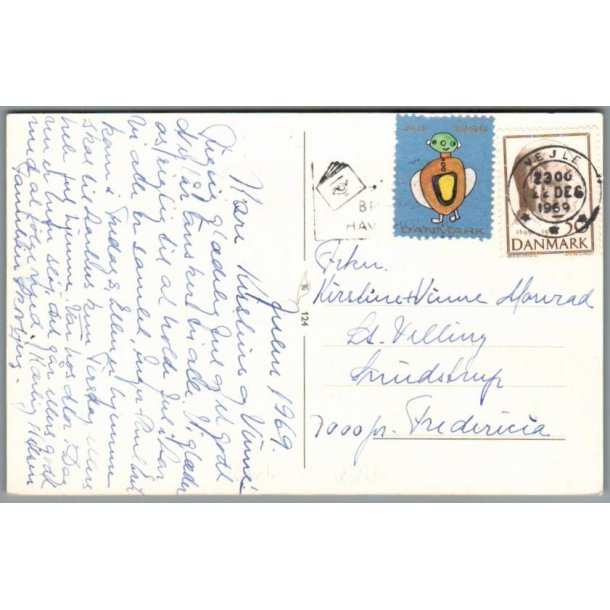 Julemrke 1969 p Postkort