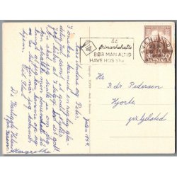 Halfdaner, Elisabeth - Julekort - Brugt 