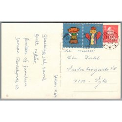 Julemrke 1969 p Postkort