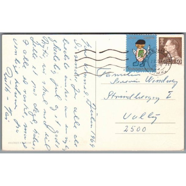 Julemrke 1969 p Postkort