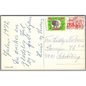 Julem�rke 1972 p� Postkort