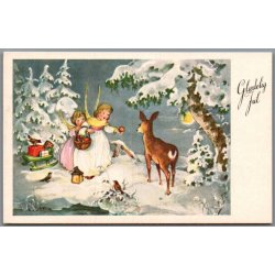 Julem�rke 1972 p� Postkort