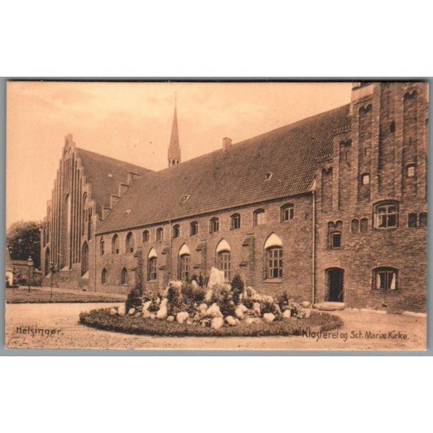 Helsing�r - Klosteret og ST. Maria Kirke - Postkort - Ubrugt