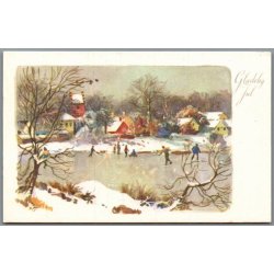 Julem�rke 1972 p� Postkort