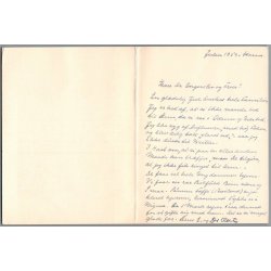Halfdaner, Elisabeth - Julekort - Dobbeltkort - Brugt 