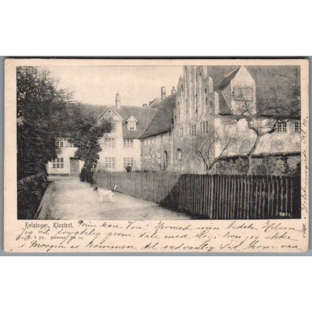 Helsing�r - Klosteret -  Postkort - Brugt