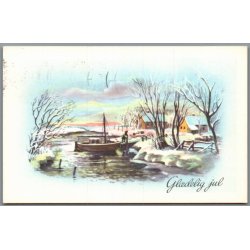 Julem�rke 1972 p� Postkort