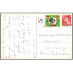 Julem�rke 1972 p� Postkort