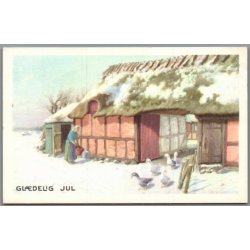 Julem�rke 1972 p� Postkort