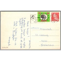 Julem�rke 1972 p� Postkort