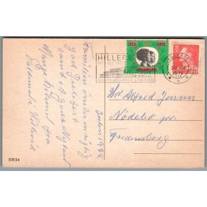 Julem�rke 1972 p� Postkort