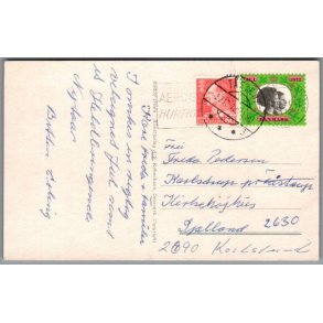Julem�rke 1972 p� Postkort