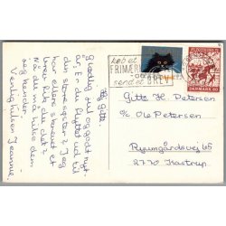 Julemrke 1973 p Postkort