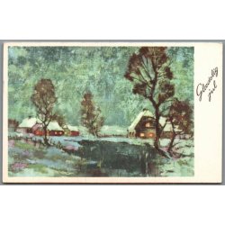 Julem�rke 1972 p� Postkort