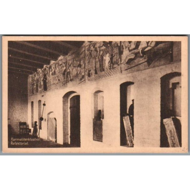 Karmeliterklosteret - Helsing�r - Refektoriet - Postkort -  Ubrugt