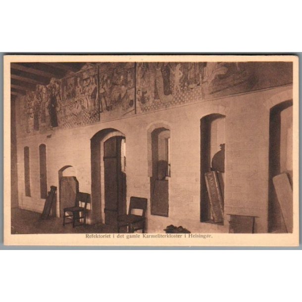 Refektoriet i det gamle Karmeliterkloster i Helsing�r - Postkort - Ubrugt