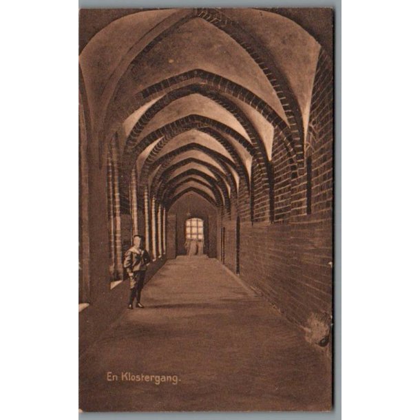 En Klostergang - Postkort - Ubrugt