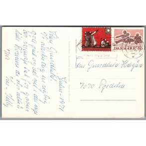 Julemrke 1971 p Postkort