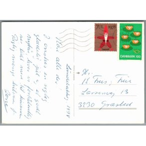 Julemrke 1978 p Postkort