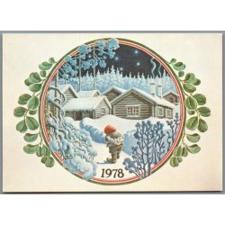Julemrke 1978 p Postkort