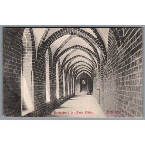 Buegangen i Sct. Maria Kloster - Helsing�r - Postkort - Brugt