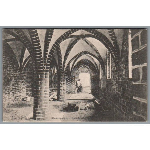 Helsing�r - Klostergangen i Marieklosteret - Postkort - Brugt
