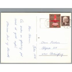 Julemrke 1978 p Postkort