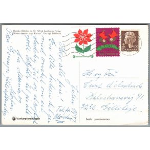 Julemrke 1977 p Postkort