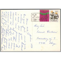 Julemrke 1977 p Postkort