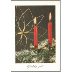 Julemrke 1977 p Postkort