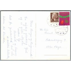 Julemrke 1977 p Postkort