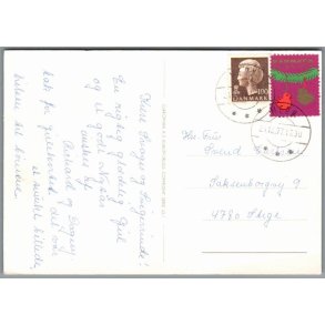 Julemrke 1977 p Postkort