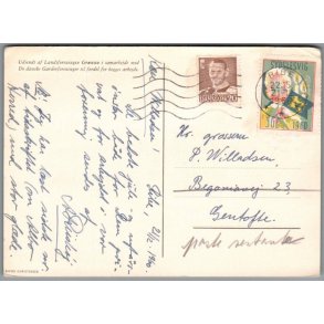 Julemrke 1960 p Postkort