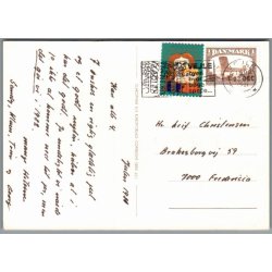 Julemrke 1981 p Postkort