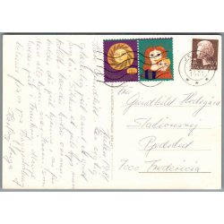 Julemrke 1981 p Postkort