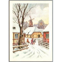 Julemrke 1981 p Postkort