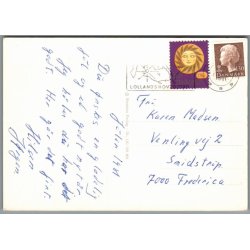 Julemrke 1981 p Postkort