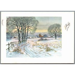 Julemrke 1981 p Postkort