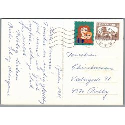 Julemrke 1981 p Postkort