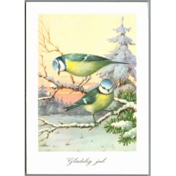 Julemrke 1981 p Postkort