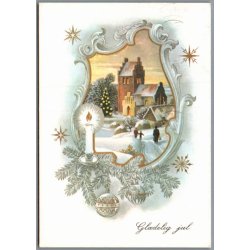 Julemrke 1981 p Postkort