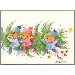 Julemrke 1981 p Postkort