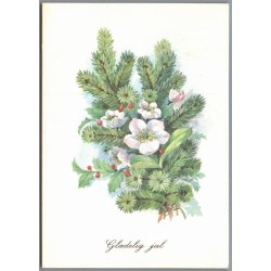 Julem�rke 1980 p� Postkort