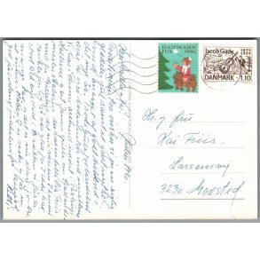 Julem�rke 1980 p� Postkort
